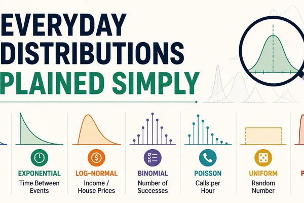 Data visualization and statistical distributions explained for everyday use
