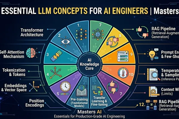 AI Engineers Must Grasp 12 Core LLM Concepts