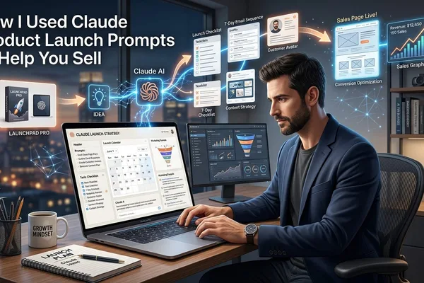 Author uses Claude AI to create and market digital products