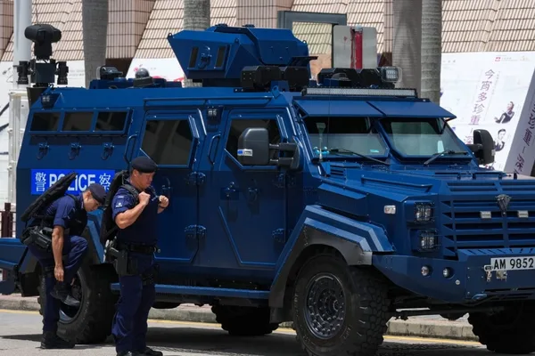 Hong Kong police search 15 amid heightened security on July 1 anniversary