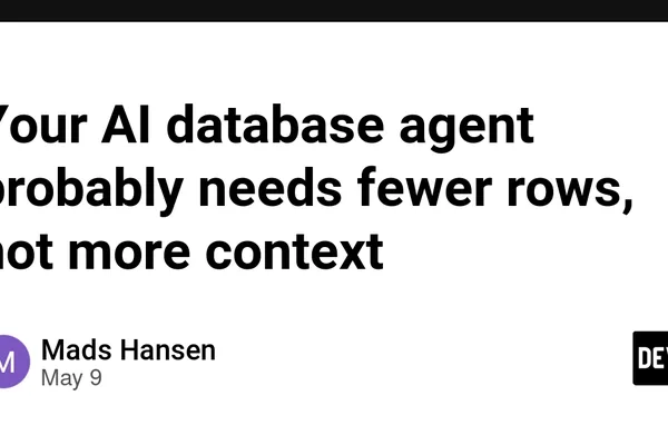 AI database agents need data minimization, not just read-only access