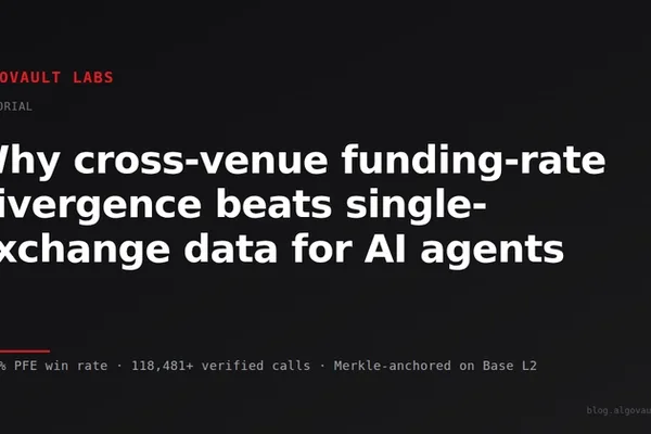 AlgoVault Labs通过跨交易所资金费率分析增强AI交易