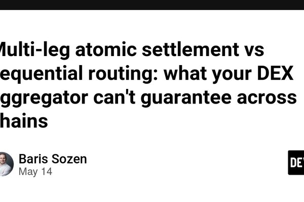 Cross-chain DEXs adopt atomic settlement to prevent stranded assets