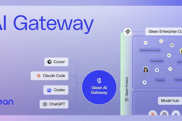 Glean AI Gateway 统一企业对各种AI模型和工具的访问