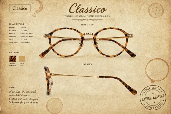 New 'Classico I' Eyewear Design Features AI-Assisted Creation
