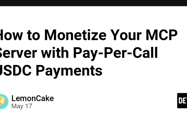 新的支付代币模式（Pay Token Pattern）实现了MCP服务器的按次付费创收