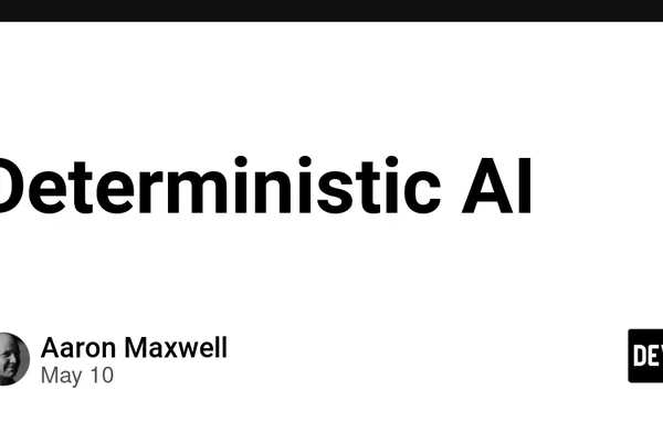 确定性AI在非确定性LLM之上具有优势