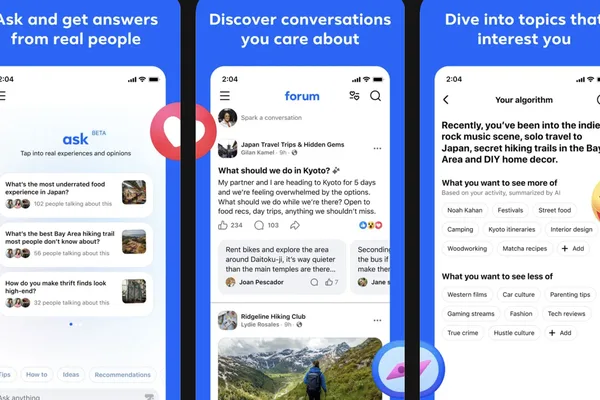 Meta 推出 Forum 应用，通过 AI 驱动的 Facebook 群组与 Reddit 竞争