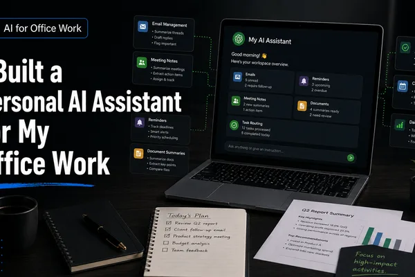 User builds personal AI office assistant using clear prompts
