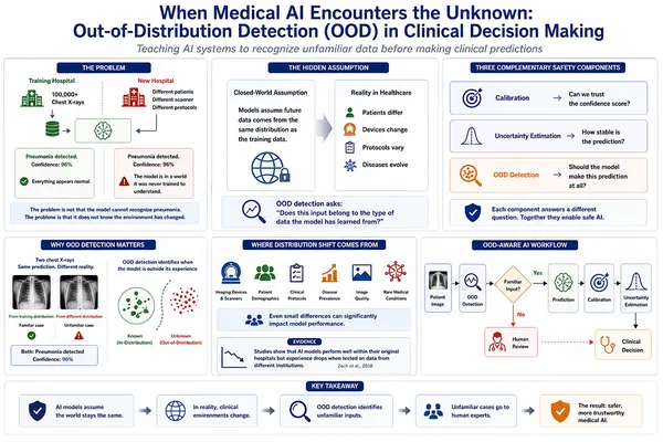 Medical AI struggles with unknown data, requiring Out-of-Distribution Detection