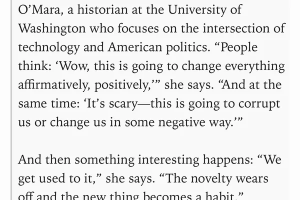 MIT Technology Review explores historical fears of technology's negative impact