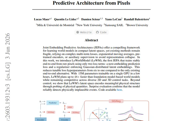 Yann LeCun develops highly efficient AI model trainable on single GPU