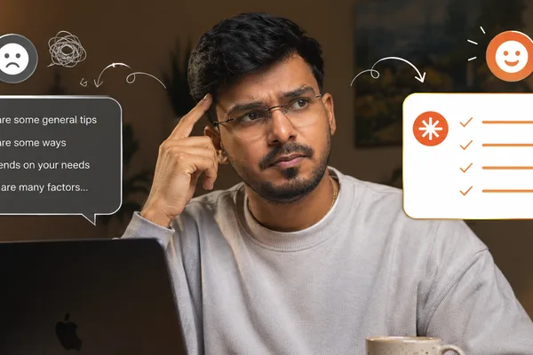 Claude AI criticized for generic answers; simple fix proposed