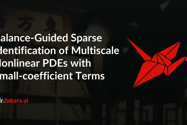 AI methods tackle complex nonlinear PDEs with sparse identification