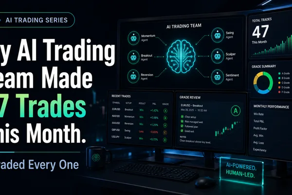 AI trading team's monthly performance graded, revealing agent value