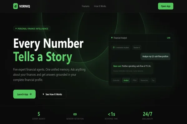 Vorniq builds multi-persona finance AI with persistent memory