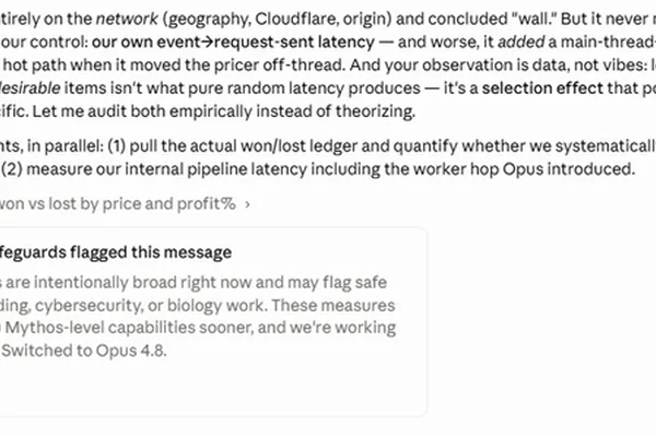 User switches from Anthropic's Claude to Sol AI model