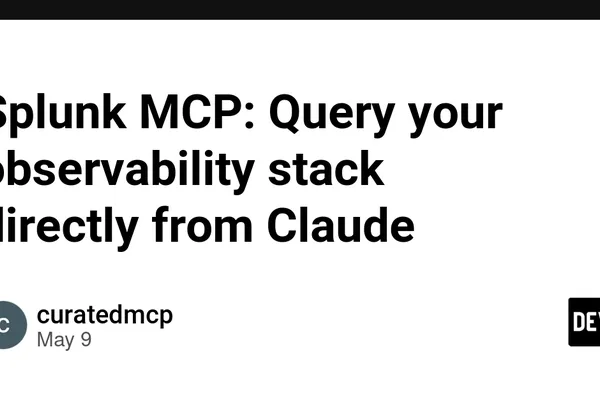 Splunk MCP lets Claude query observability data directly