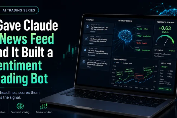 User builds sentiment trading bot with Anthropic's Claude