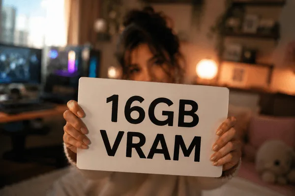 User seeks AI model recommendations for 16GB VRAM GPU