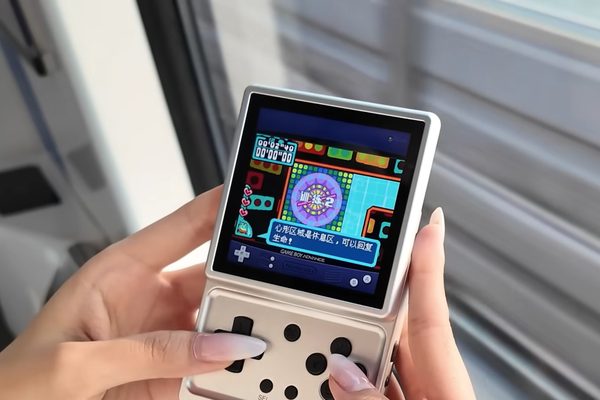 Anbernic launches swiveling retro handheld for $88