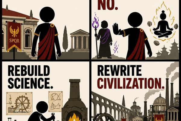 Author promotes fantasy fiction on civilization-building
