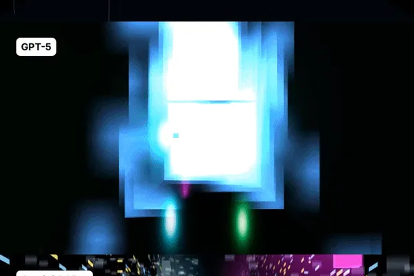 AI models tested on generating Three.js code for 3D scene