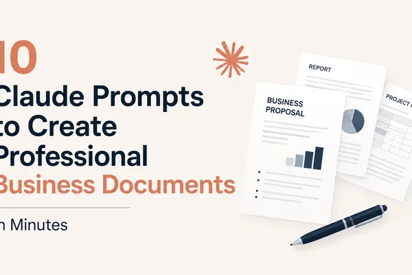 10 Claude Prompts Streamline Business Document Creation