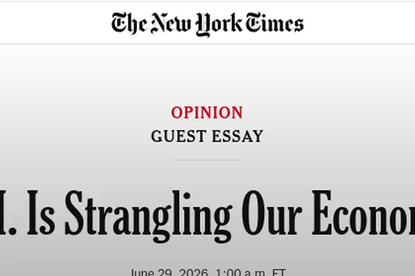 User expresses distrust in The New York Times' AI and economy coverage