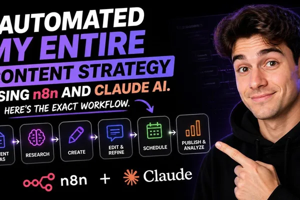 Content strategy automated using n8n and Claude AI