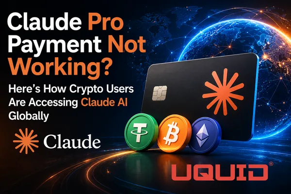 Claude Pro Payment Card Available for Crypto Purchase