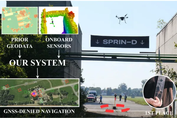 Drone navigation system wins challenge using LiDAR and prior maps