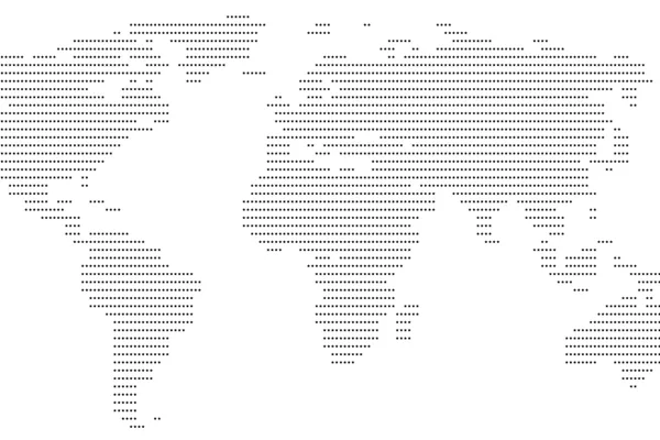 World map generated using only 445 bytes of data