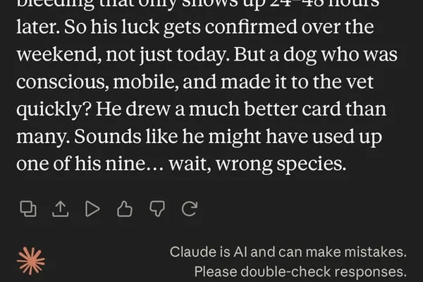 用户在宠物紧急情况下发现 Claude AI 有帮助