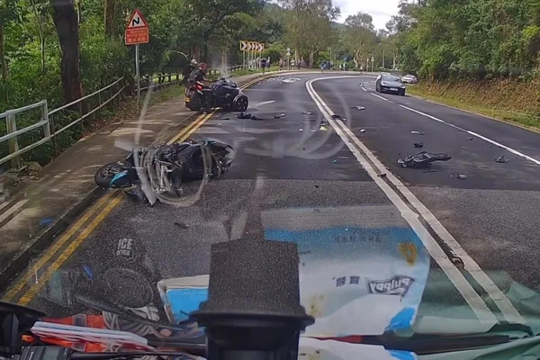 Motorcyclist dies in Hong Kong after head-on collision with tricycle