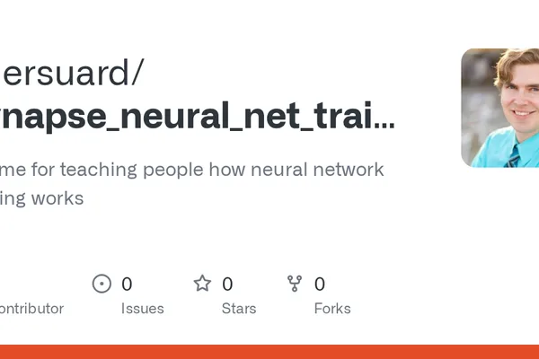 Synapse browser game teaches AI neural network math