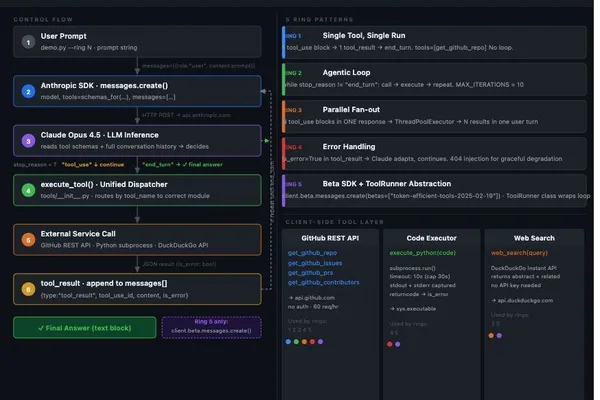 Anthropic's Claude tool-use patterns explained with Python SDK demo