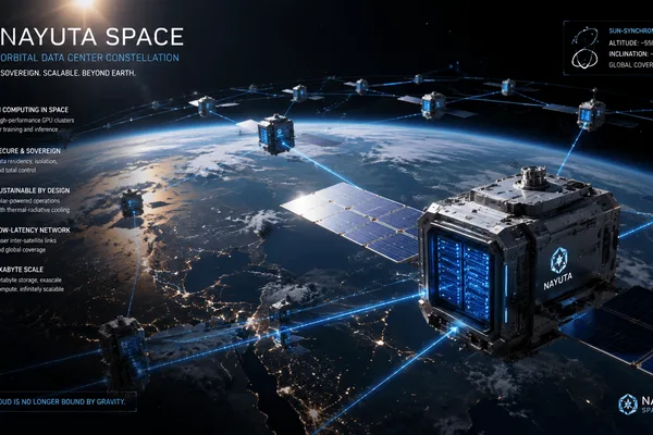 Nayuta Space plans orbital AI data center constellation with 12,500 satellites